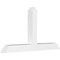 Ekena Millwork Portland Architectural Grade PVC Gable Bracket, 72"W x 39"H x 6"D x 6"F, 13/12 Pitch GBP072X39X0606POR00 - alternate 1